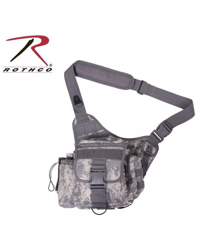 Lightweight MOLLE Advanced Tactical Travel Shoulder Bag Bug Out Pack Multicam