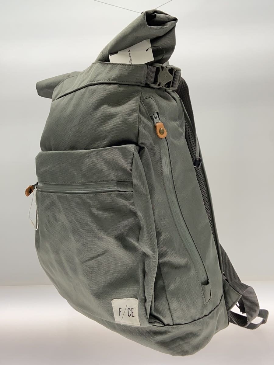 F CE Backpack, Nylon, Gray, Plain
