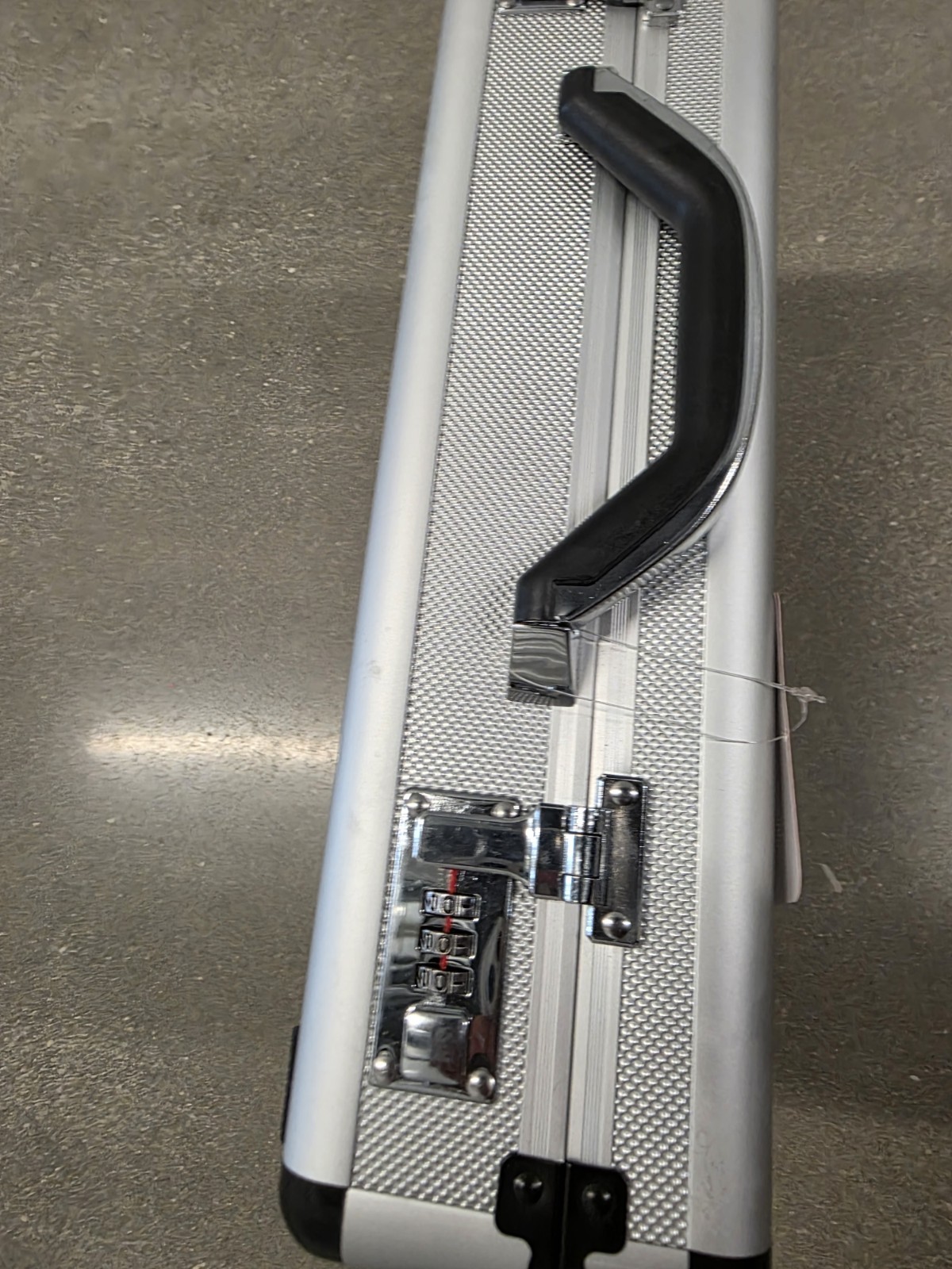 RoadPro Silver Locking Briefcase/Document Case Combination Lock Top Handle
