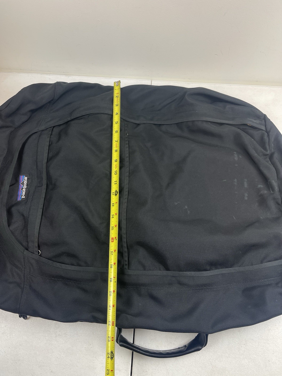 Patagonia 3way Convertible Backpack Carryon Travel Bag Black Nylon USA Made