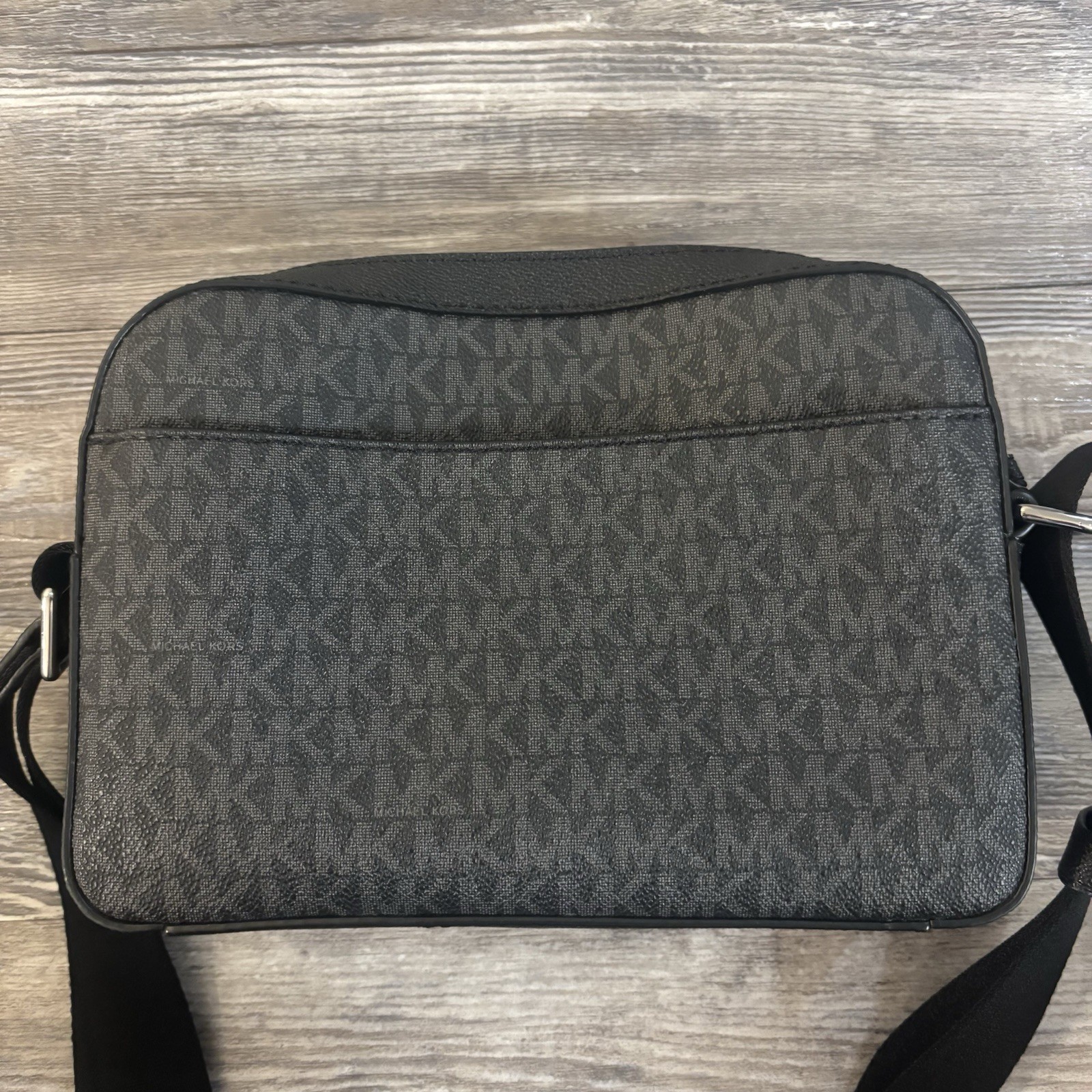 MICHAEL KORS COOPER UTILITY SHOULDER CROSSBODY BAG BLACK