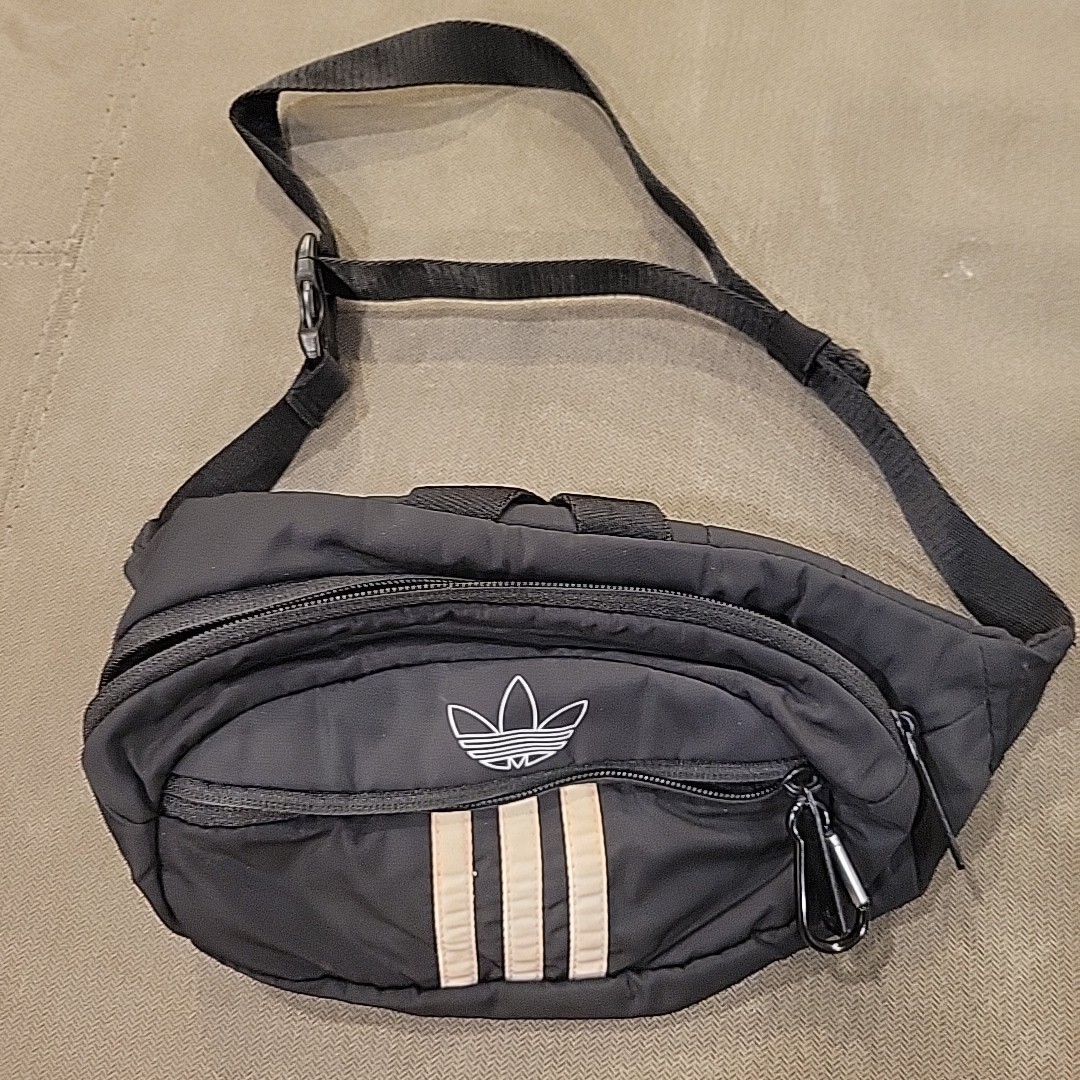 Adidas fanny pack black 2 Pocket