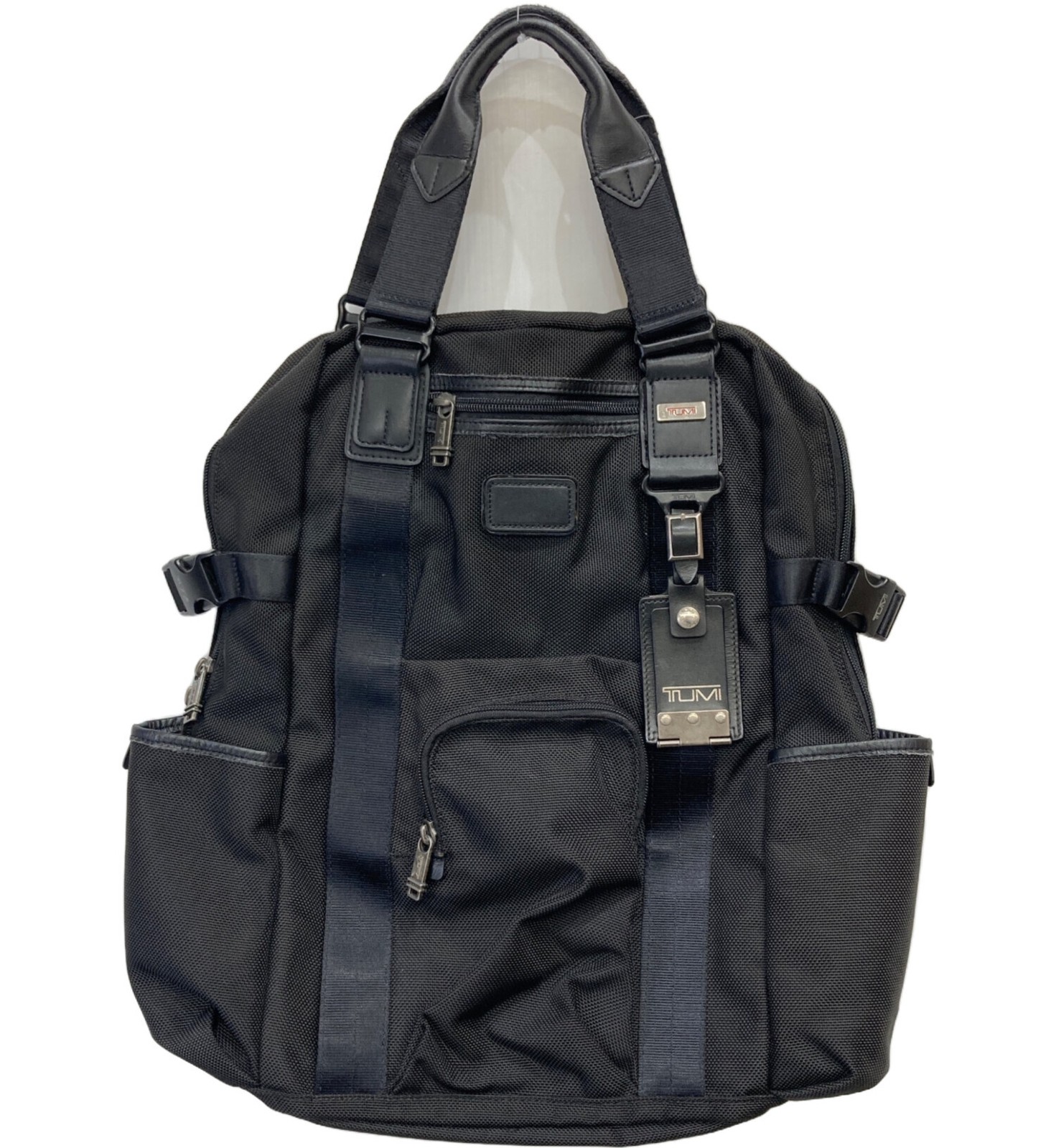 TUMI Alpha Bravo Lejeune 2-way Backpack Black Nylon Men Rucksack 22380DH