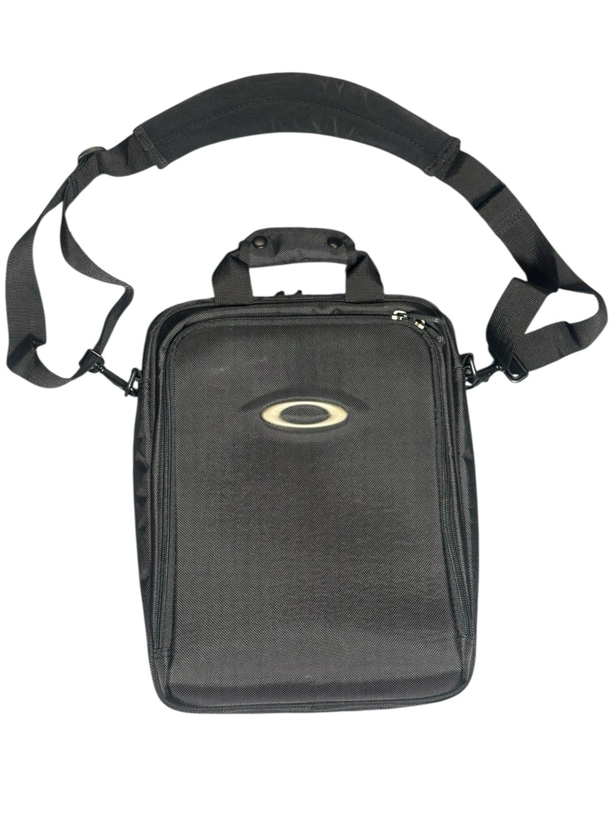 Oakley Software Computer Laptop Crossbody Messenger Bag Hard Cover Vintage Y2K