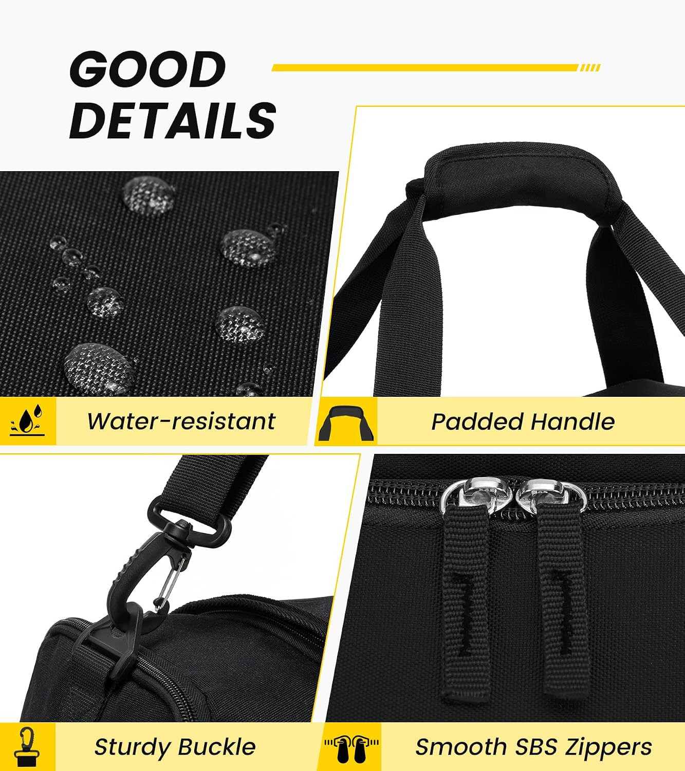 Gym Bag for Men & Women – 24 Inches Duffle Bag with Shoe Compartment, Lightweigh