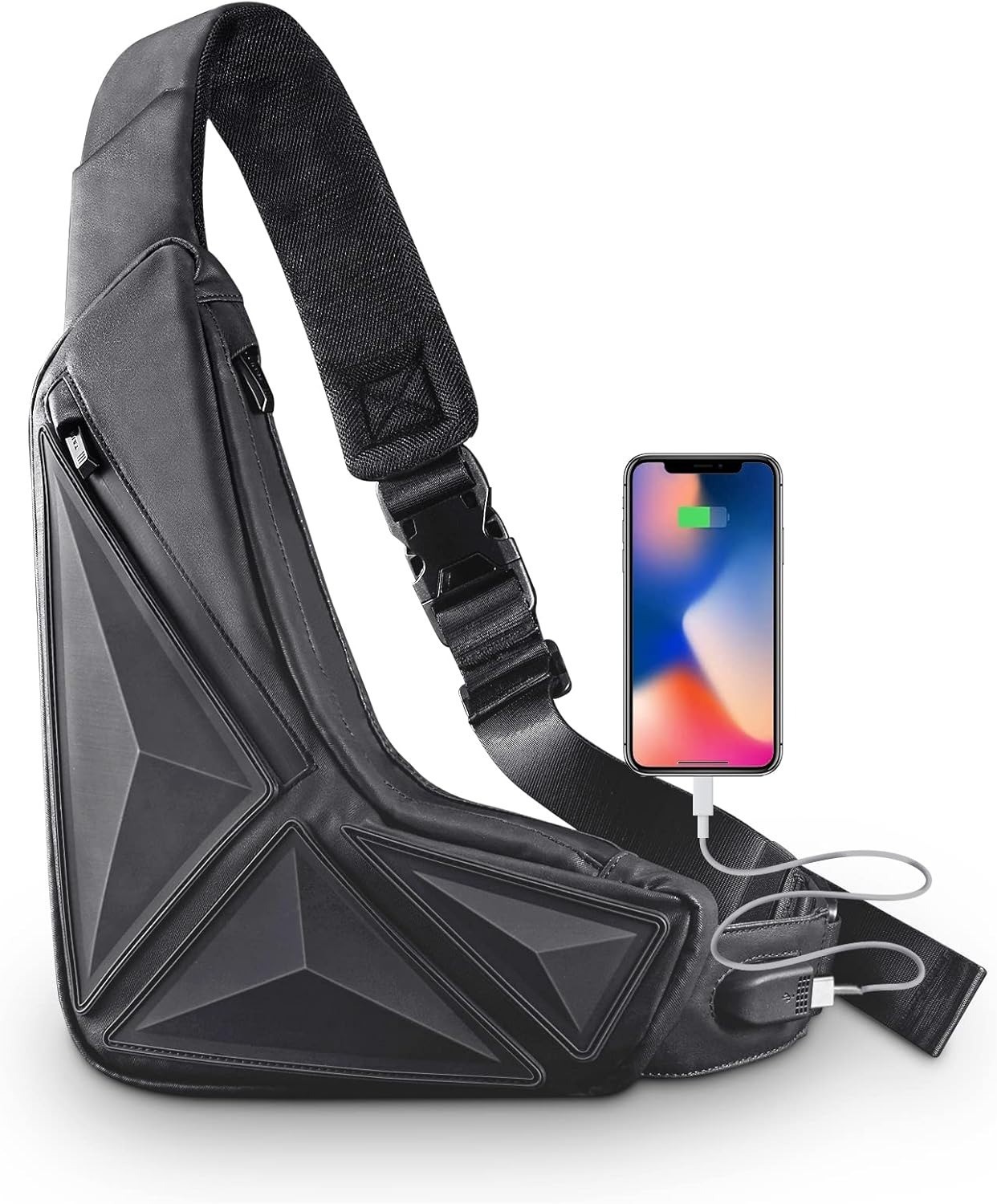 Men Women Sling Bag Packs Cross Body Travel Sports Shoulder Backpack Chest Fanny