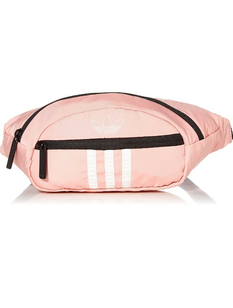 adidas Originals Unisex National Waist Pack/Fanny Pack/Travel Bag, Pink/White