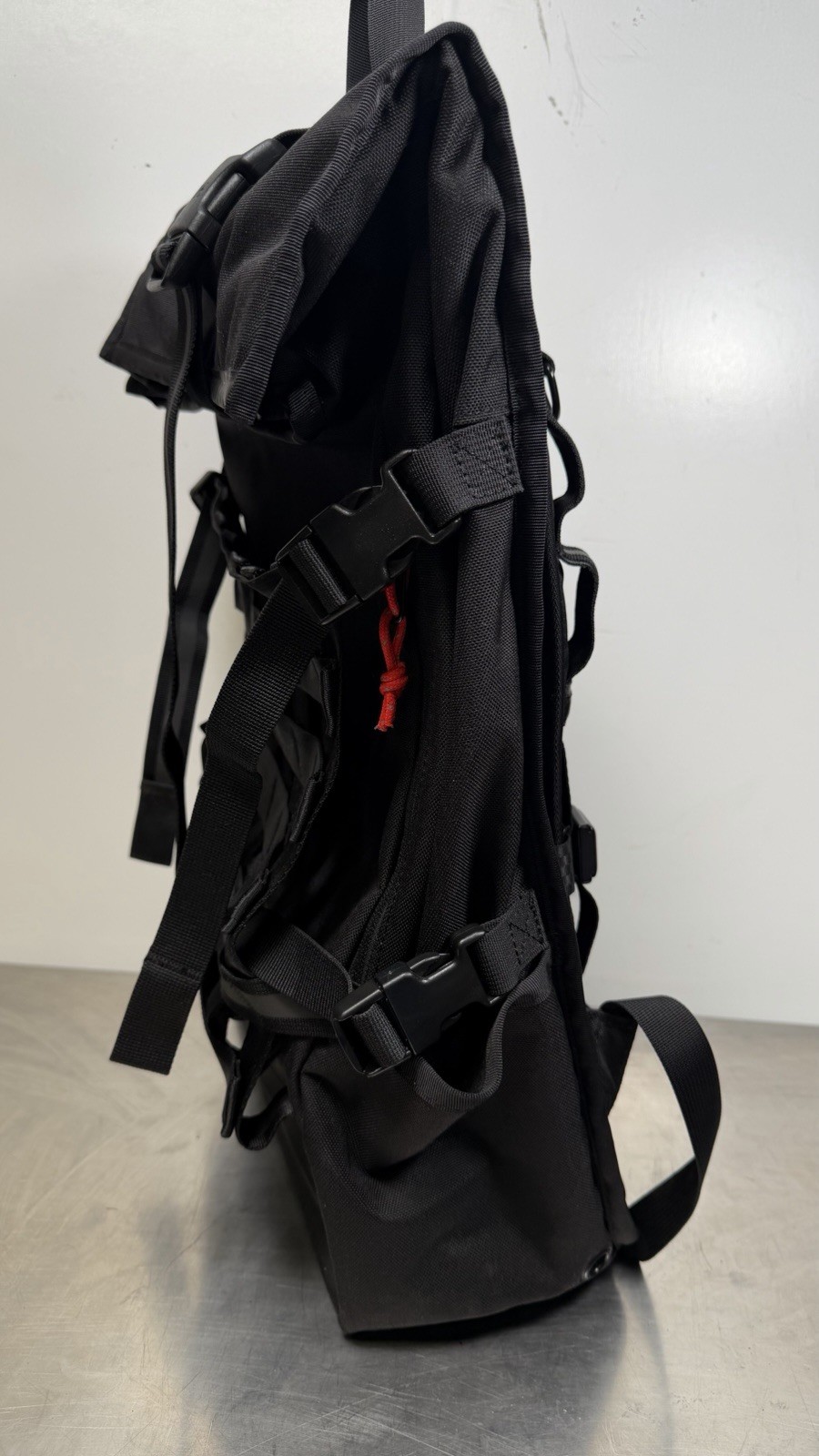 Chrome Industries Barrage Cargo 22L Waterproof Roll-Top Satchel Backpack Black