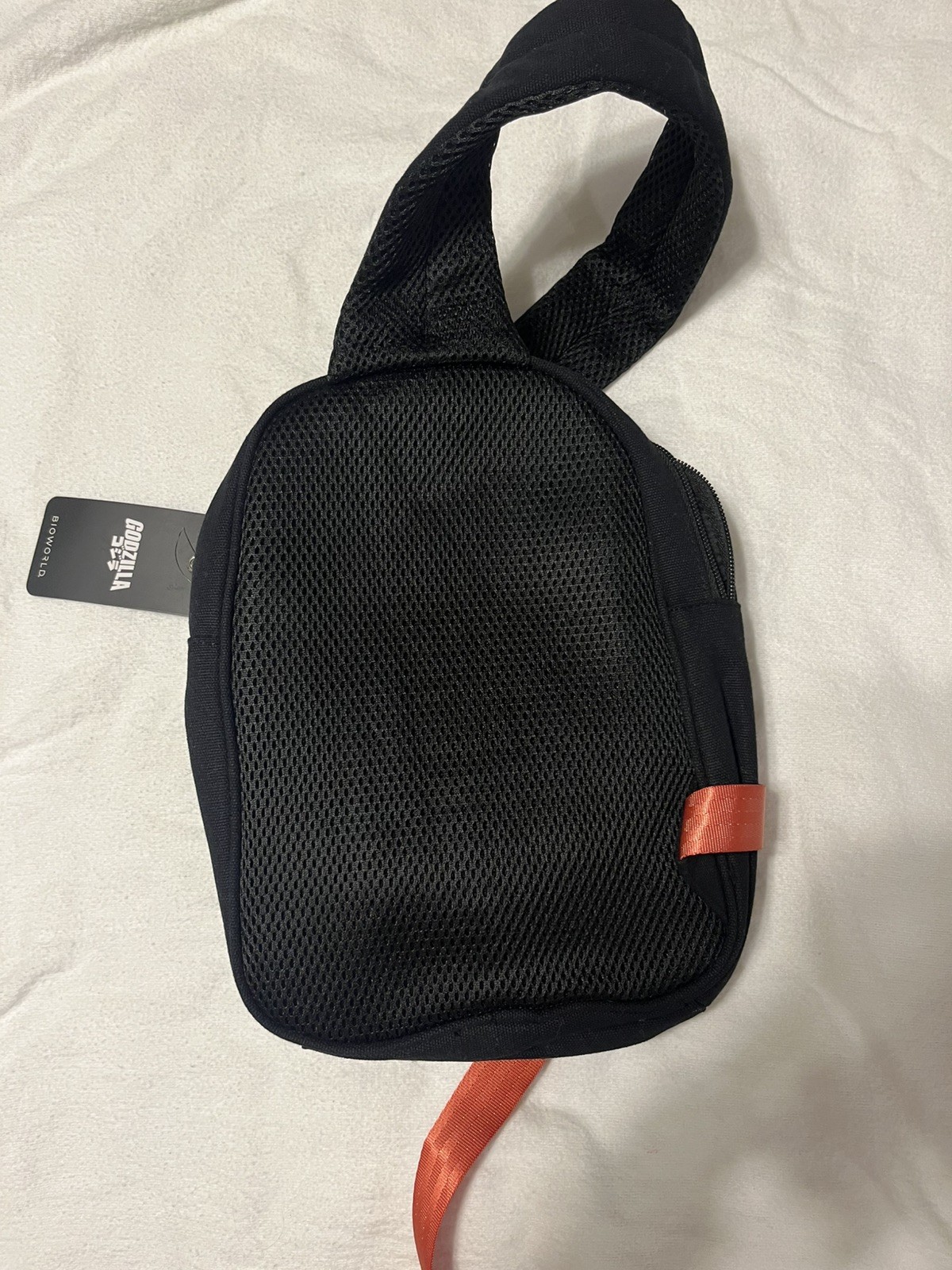 Godzilla Sling Bag Small Shoulder Pack Backpack Bioworld Black Red