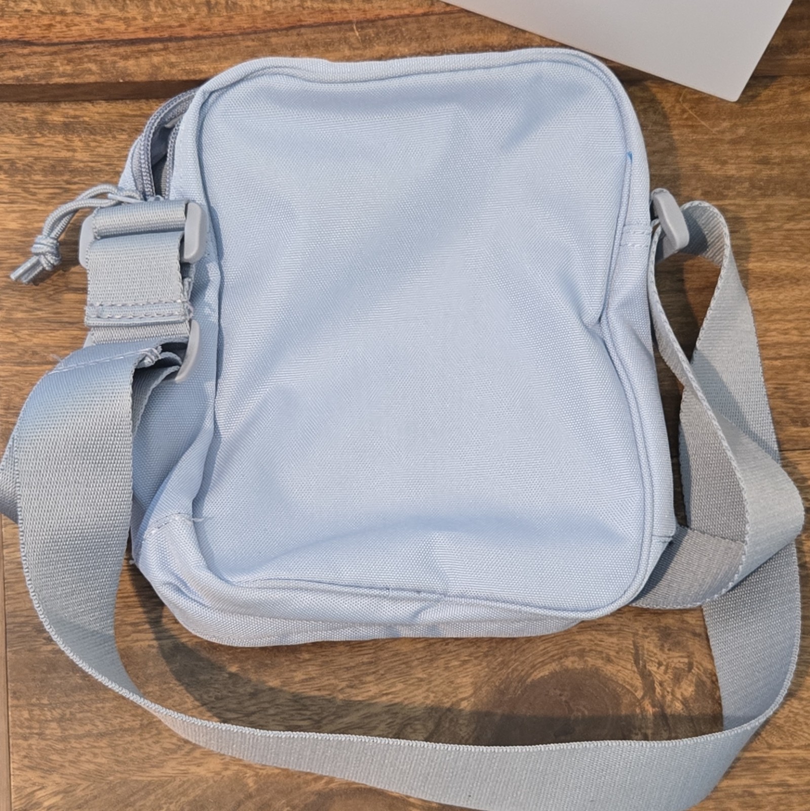 Converse All Star Light Blue Small Crossbody Bag Zip, Adjustable Strap, Pockets