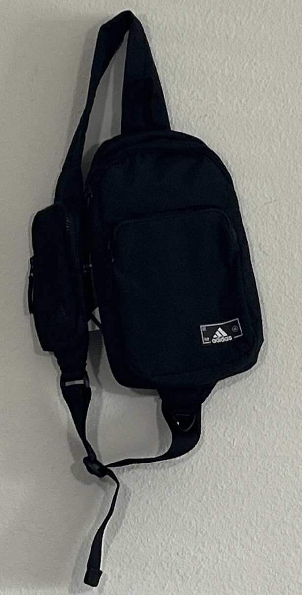 Adidas Essentials 2 Sling Crossbody Bag Black Lifetime Warranty