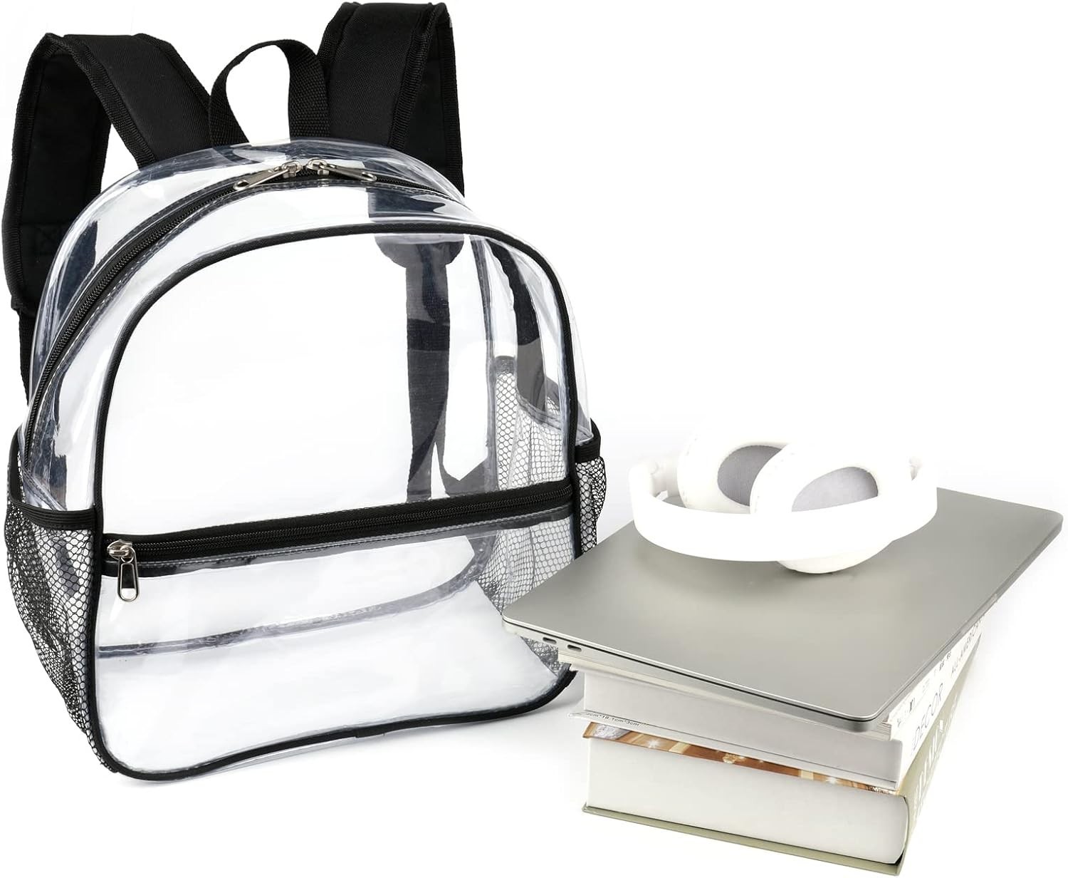 12X6X12 Clear Backpack Stadium Approved Mini Small Clear Bag for Stadium Events