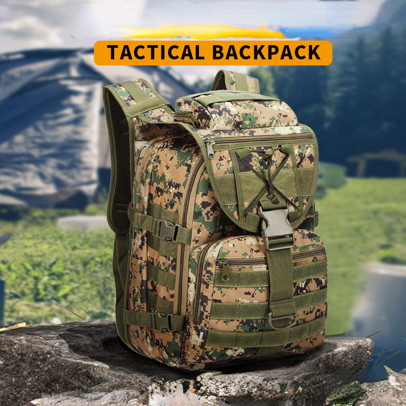Outdoor High-capacity Tactical Backpack Travel Backpack Hiking Camouflage Bag