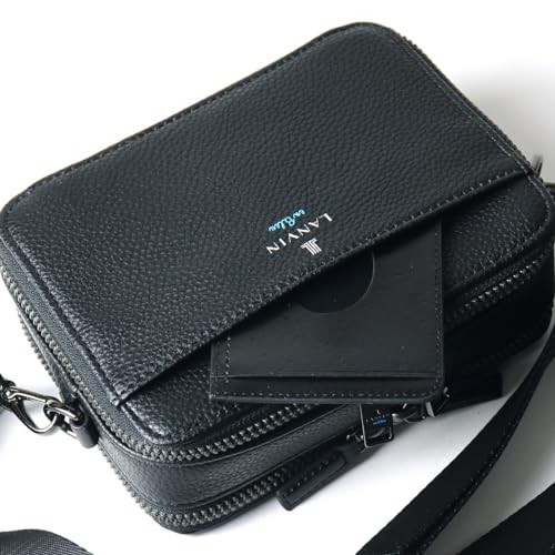 [LANVIN on Bleu] Shoulder Bag Mini Shoulder Men’s 512122 Black FS