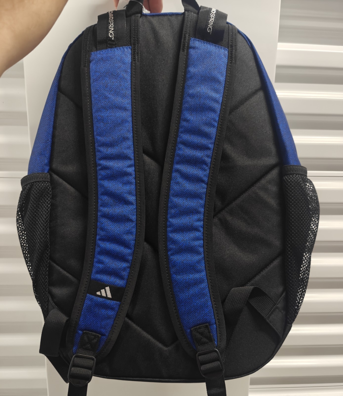 Adidas Blue Backpack with Pockets and Padded Straps Large Excelerator