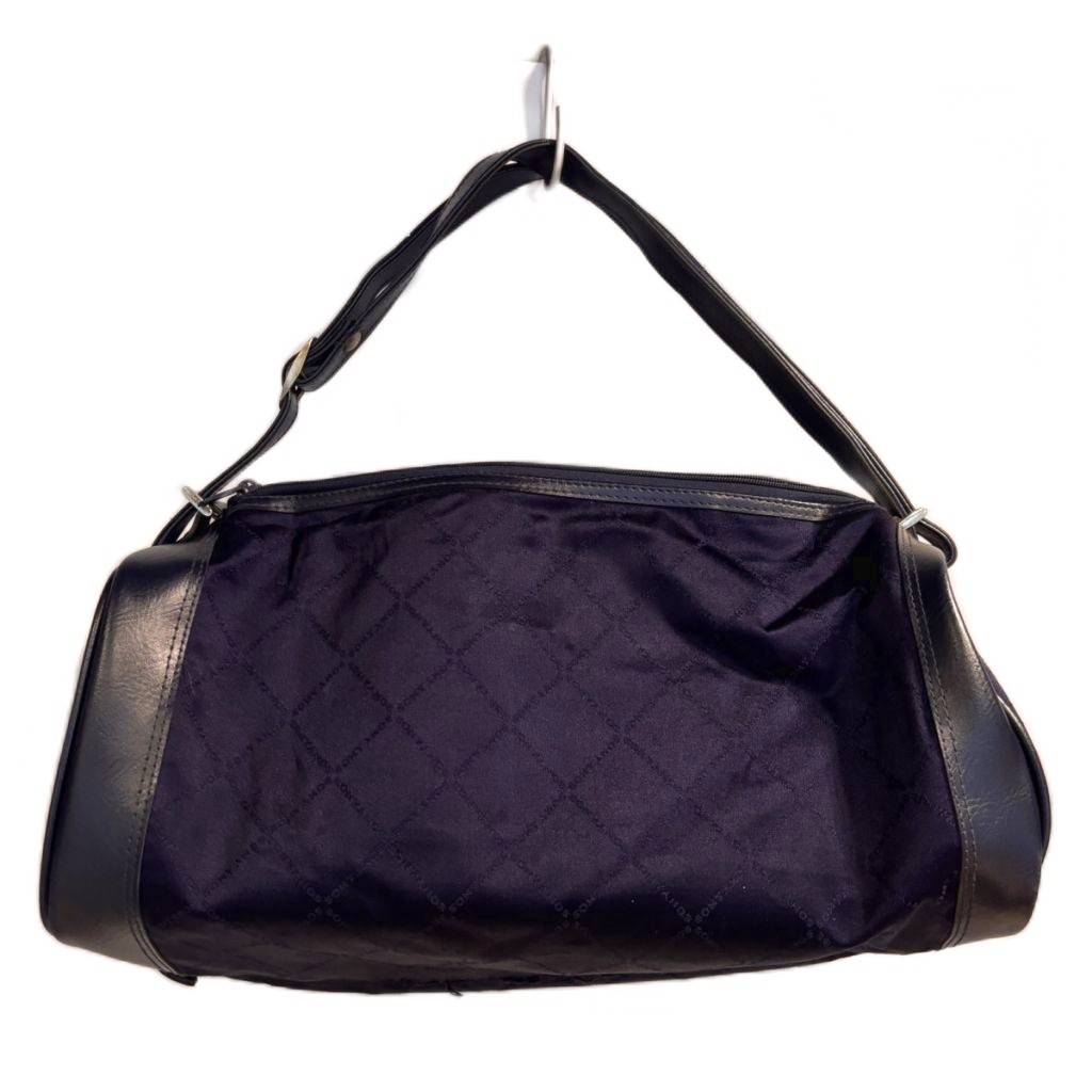 Sony Boston Bag Navy Blue Men’s Duffel AB Condition 19cm/7.5″ x 16cm/6.3″