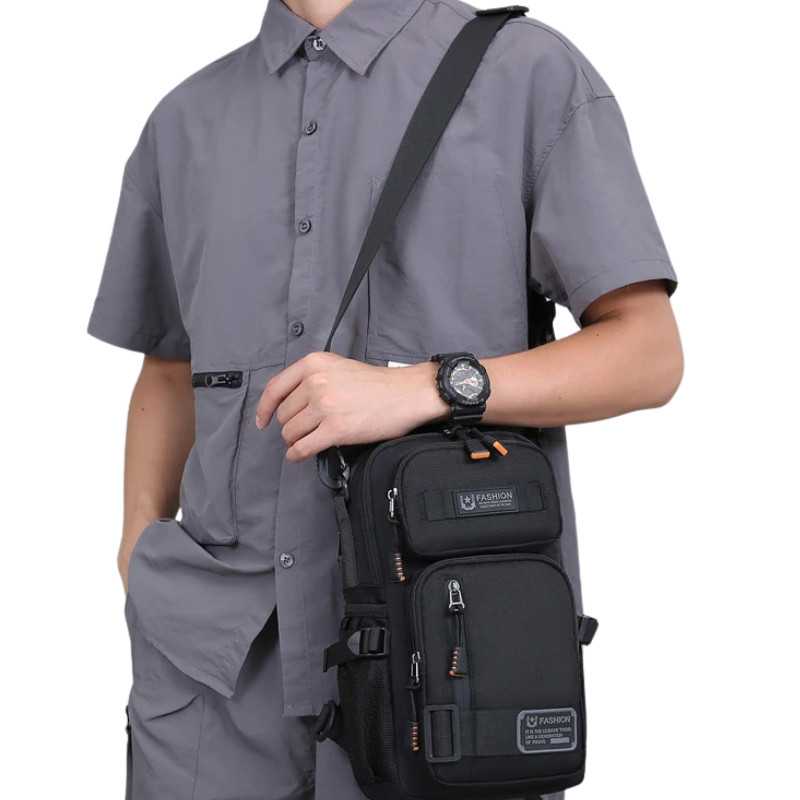 Fashion Men Waist & Chest Crossbody Bag High Quality Casual Bag