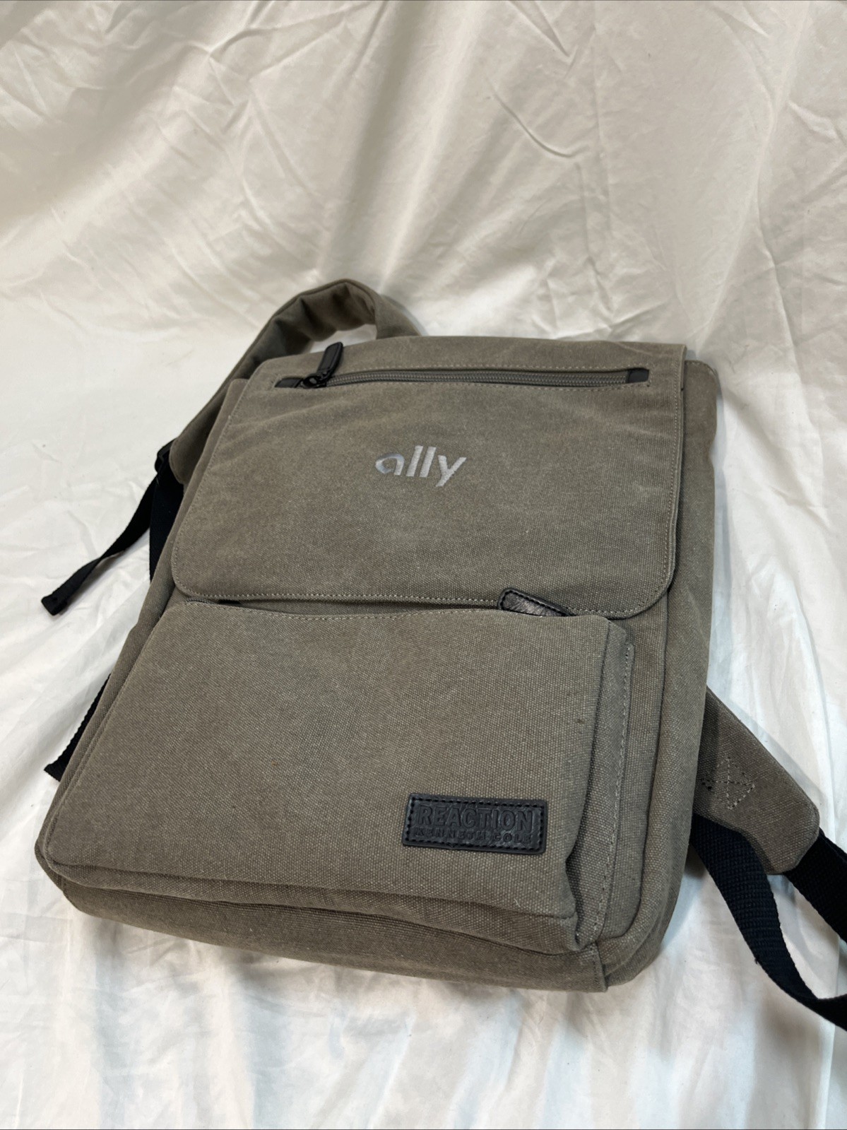 NEW KENNETH COLE REACTION ALLY CANVAS LARGE BACK PACK