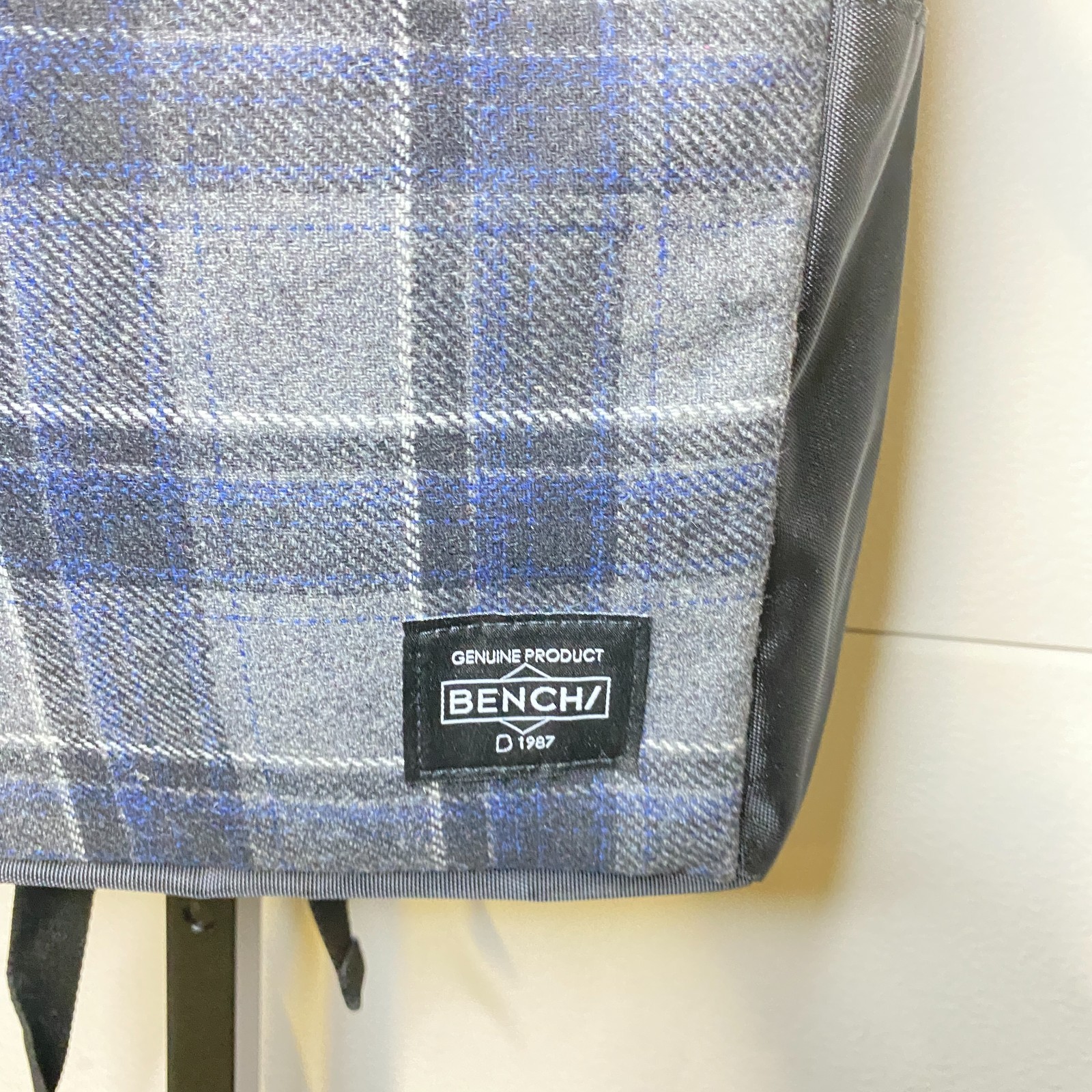 Bench/ 1987 Half Plaid School Backpack Born in Manila Philippines New with Tags