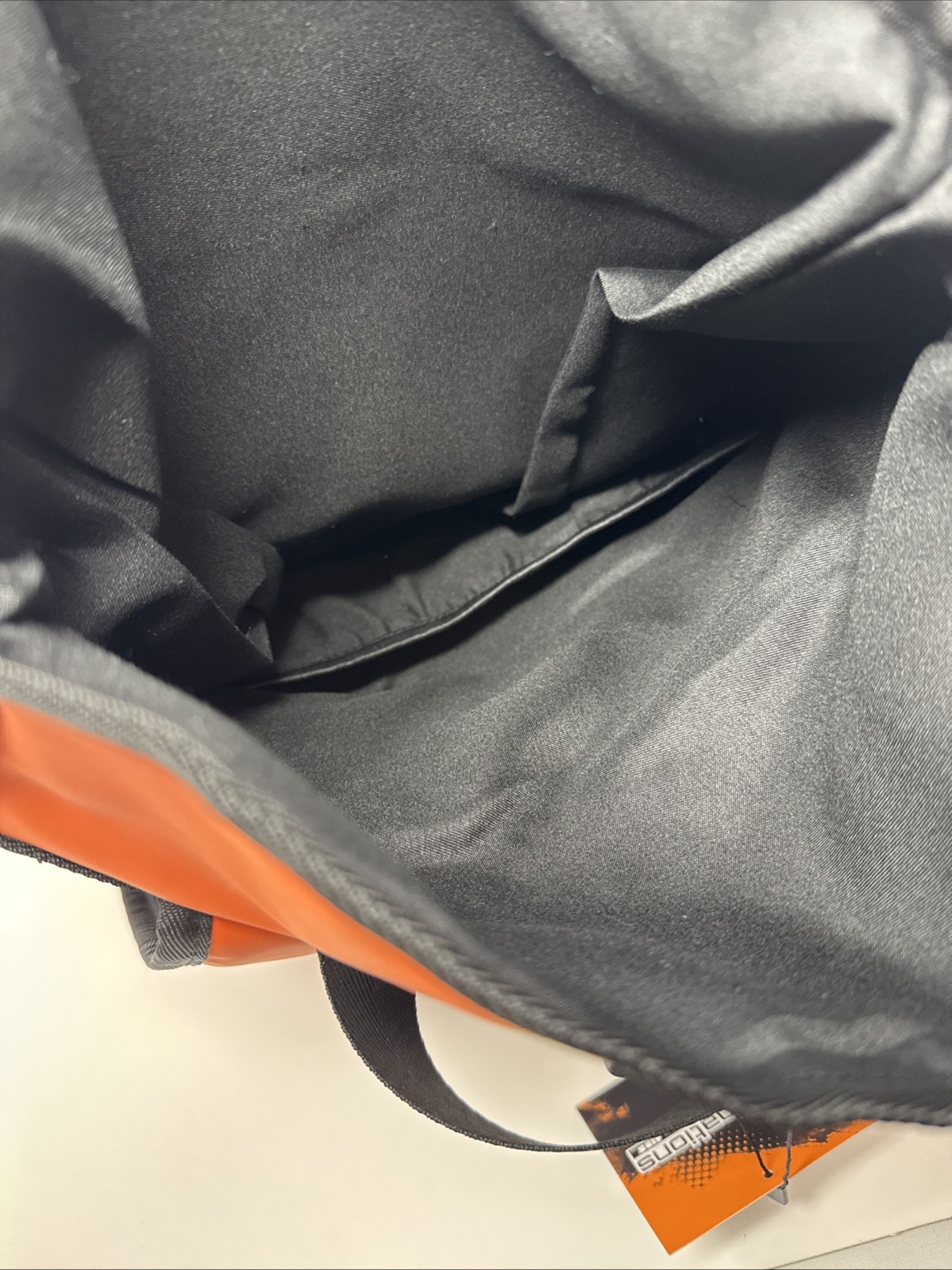 Airs Bold Expandable Travel Backpack Orange Roll Top Laptop Bag NWT Destinations