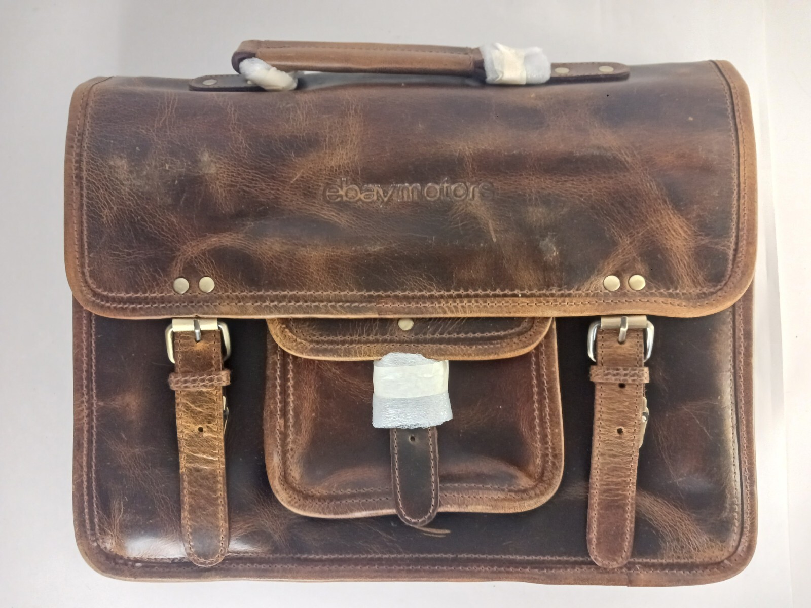 Kodiak Leather Satchel, Carrying Case, Buffalo Leather 15.5″ x 12.5 Ebay Motors