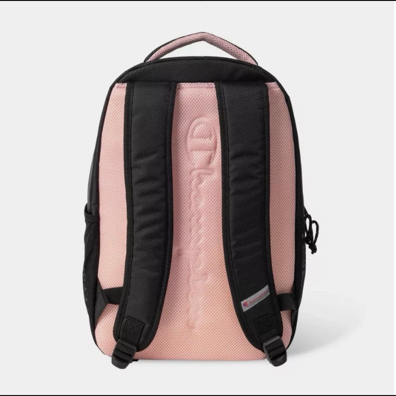 Champion Center Backpack – Black/Pink