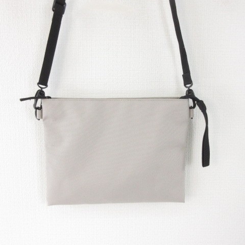 MUJI Shoulder Bag Greige Polyester Men’s Women’s Vintage Excellent Condition