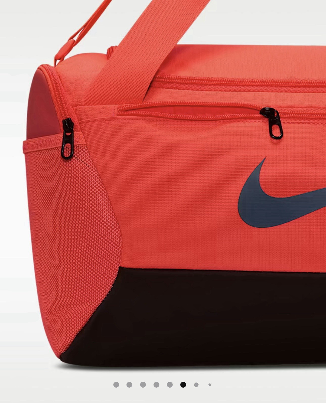 Nike Brasilia Training Duffel Bag (Small, 41L)Hot Lava/Black/Diffused Blue