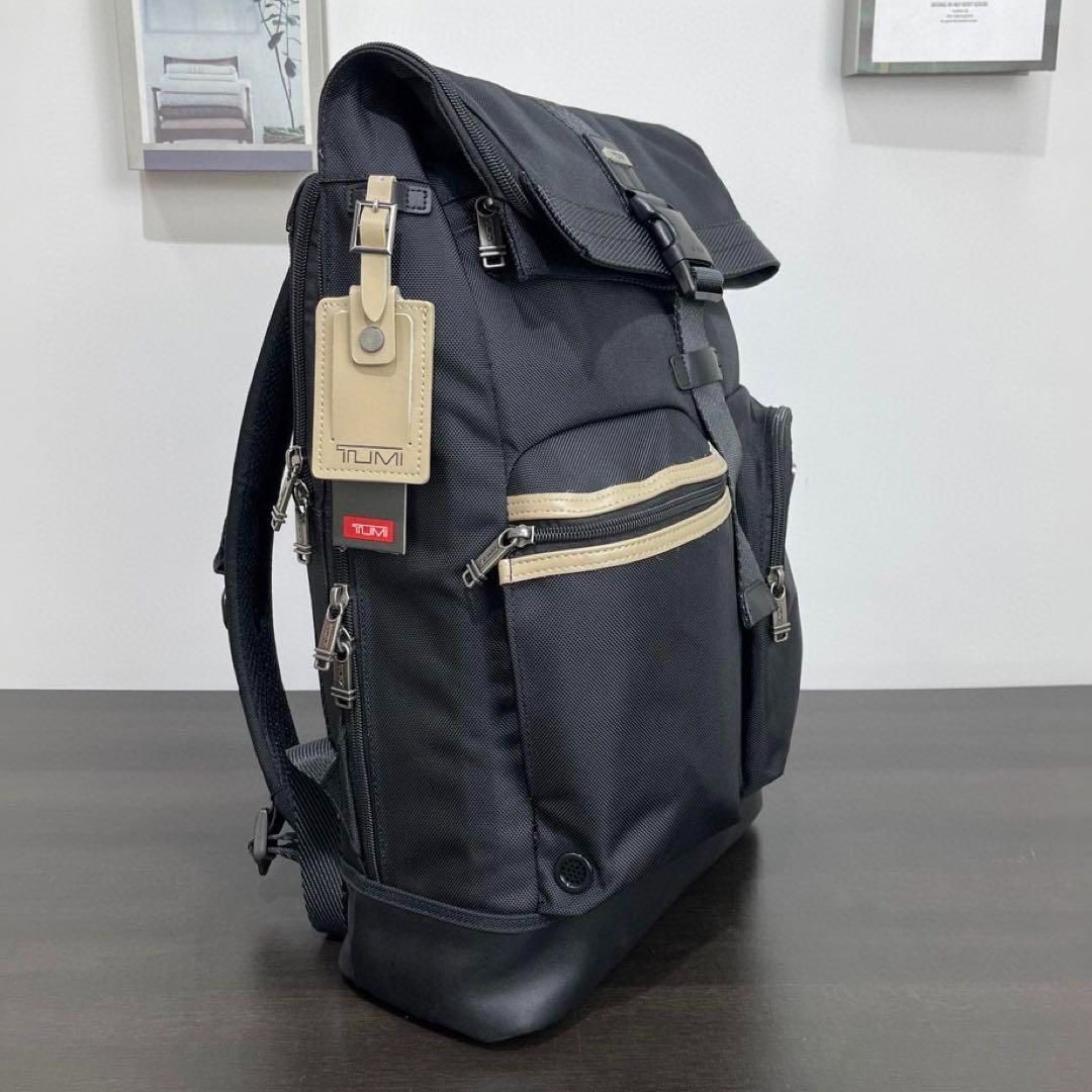 TUMI Cypress Roll Top Backpack Bag Large Black Navy 2 Colors Outlet Products