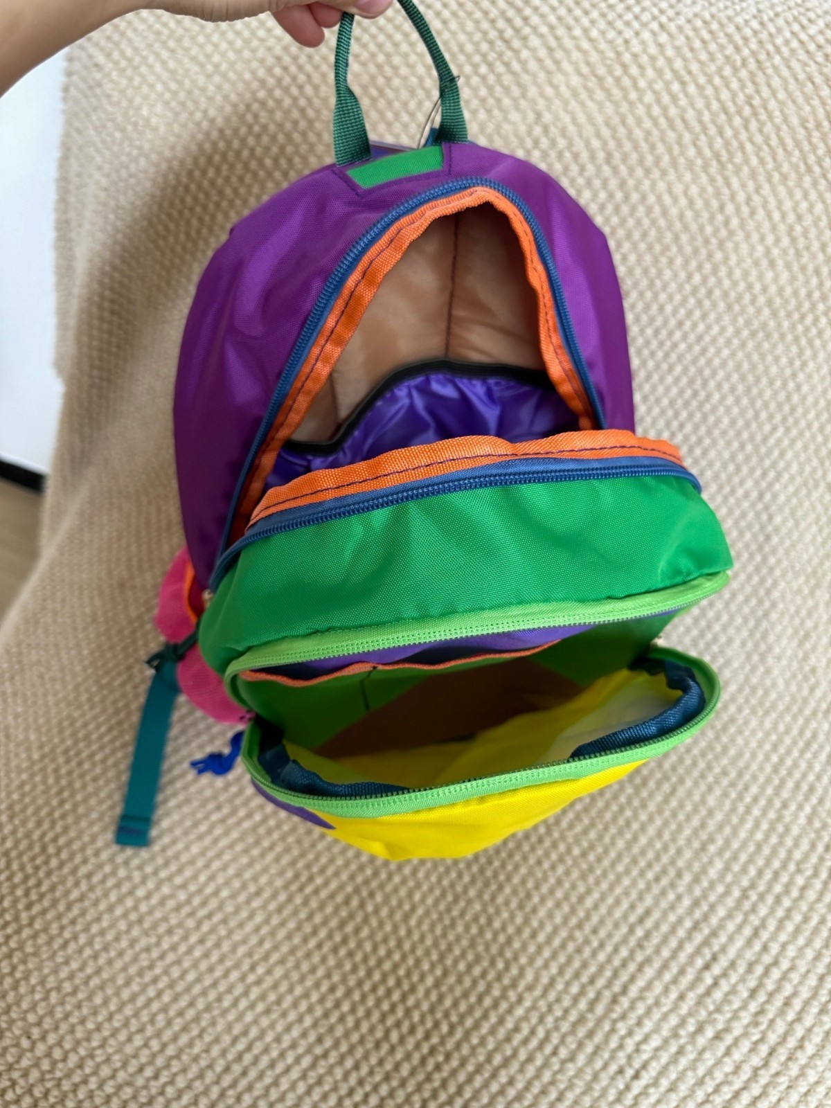 Cotopaxi Dopamine Mango Yellow Color-Block 12L Alpaca Backpack 22x12x39cm