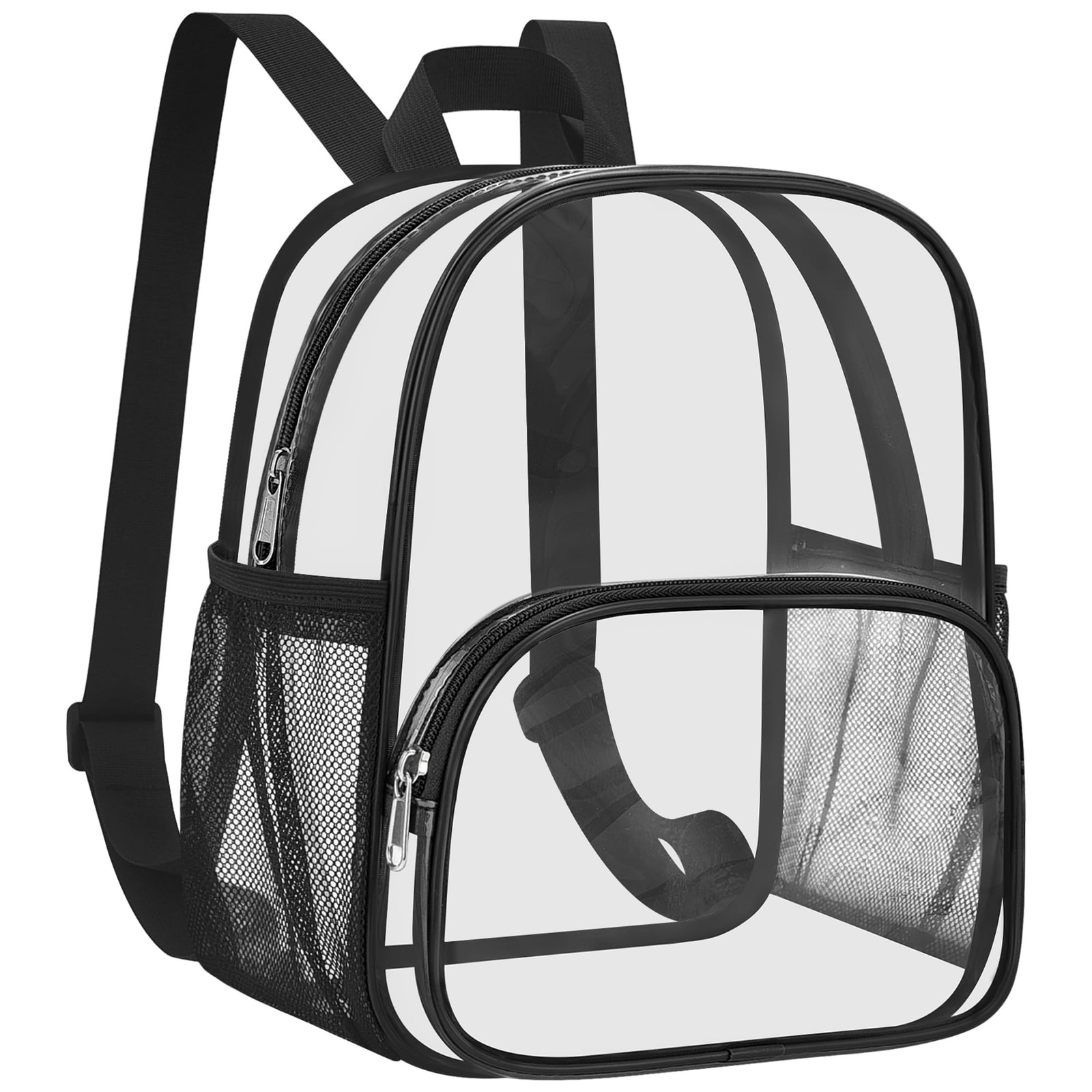 Clear Backpack for Stadium Events Small Clear Backpack 11.5×9.5×6 for Concert…