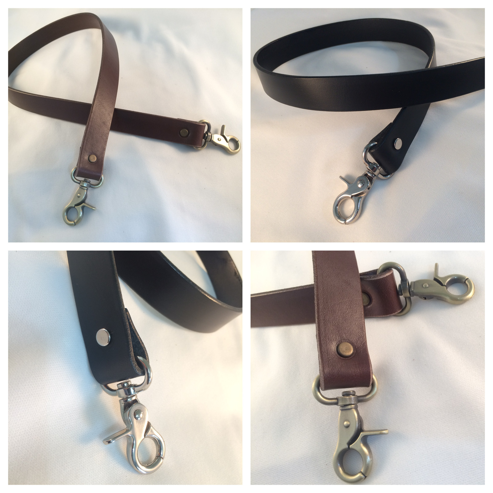 5/8 in. Thick Leather Purse Handle Shoulder Cross Body Handbag Strap 8 Lengths