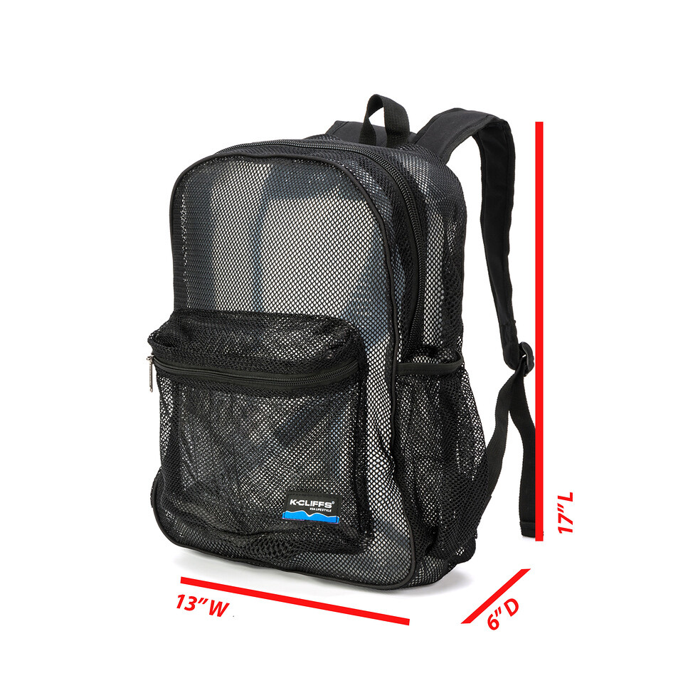 17.5″ 100% Mesh, Backpack, Gym, bag, Sports, Bag