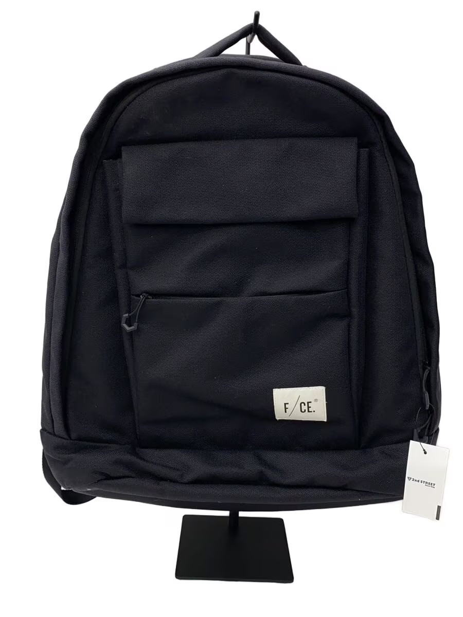 F CE Cordura Nylon Backpack – Black (Solid Color)