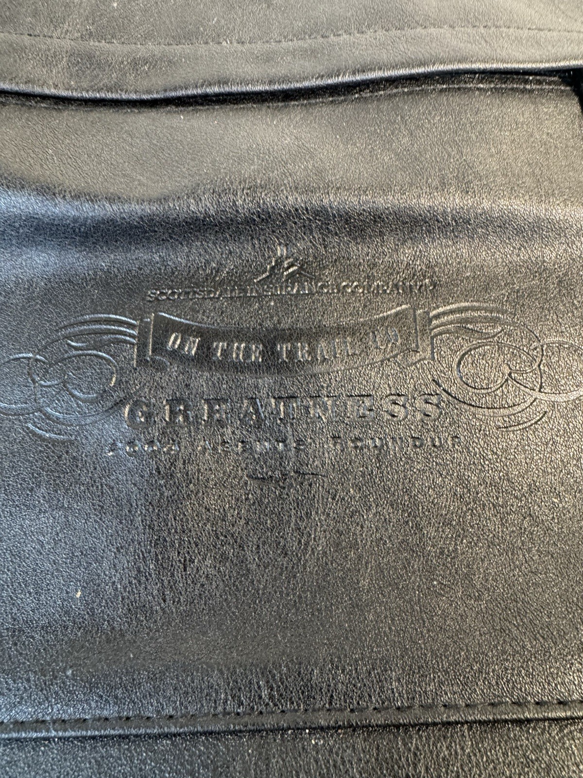Solid Black leather messenger bag With Inside Pockets And Back Pack Handles