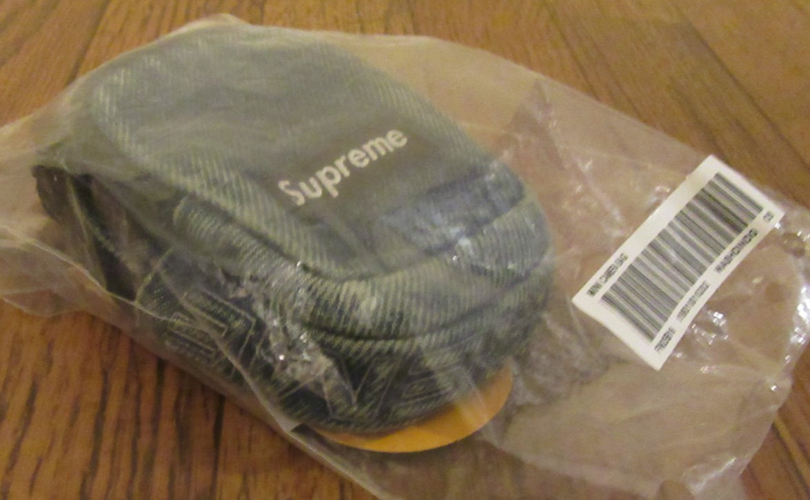 Supreme Denim Mini Utility Bag Washed Indigo FW25 Supreme New York 2025 Free S&H
