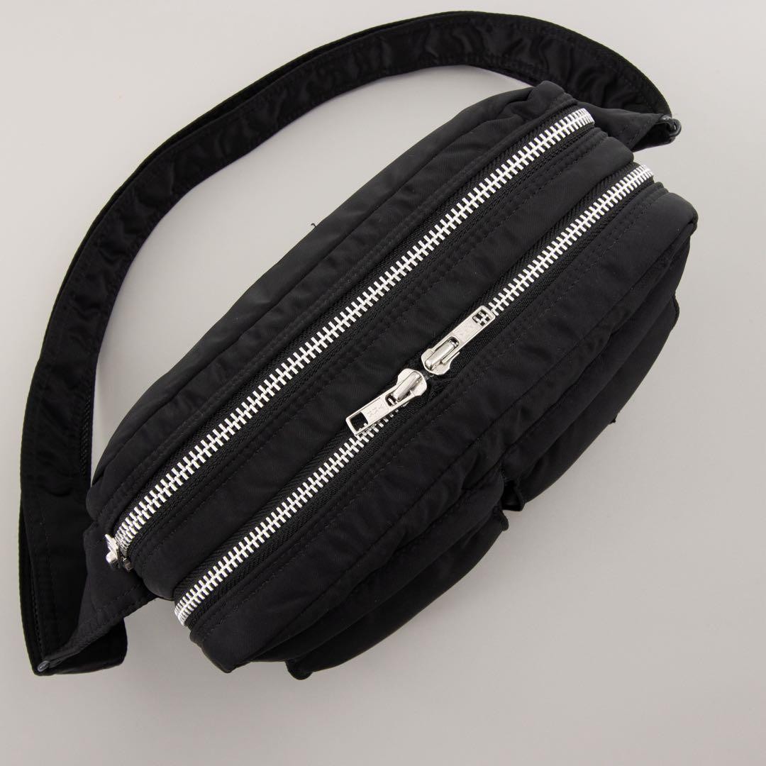 Authentic Porter/Tanker Nylon Shoulder Bag 8.75 in Black Authentic Japanese Bran