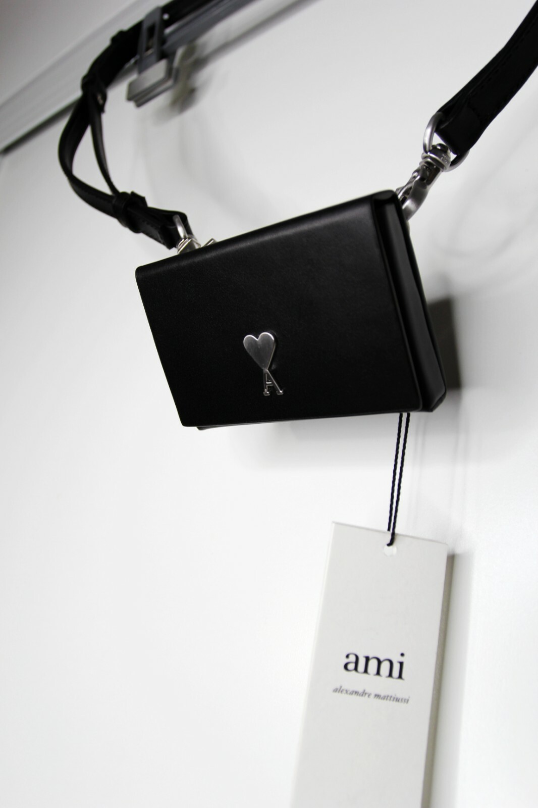 BNWT AW20 AMI MINI BOX BAG RIVET LOGO