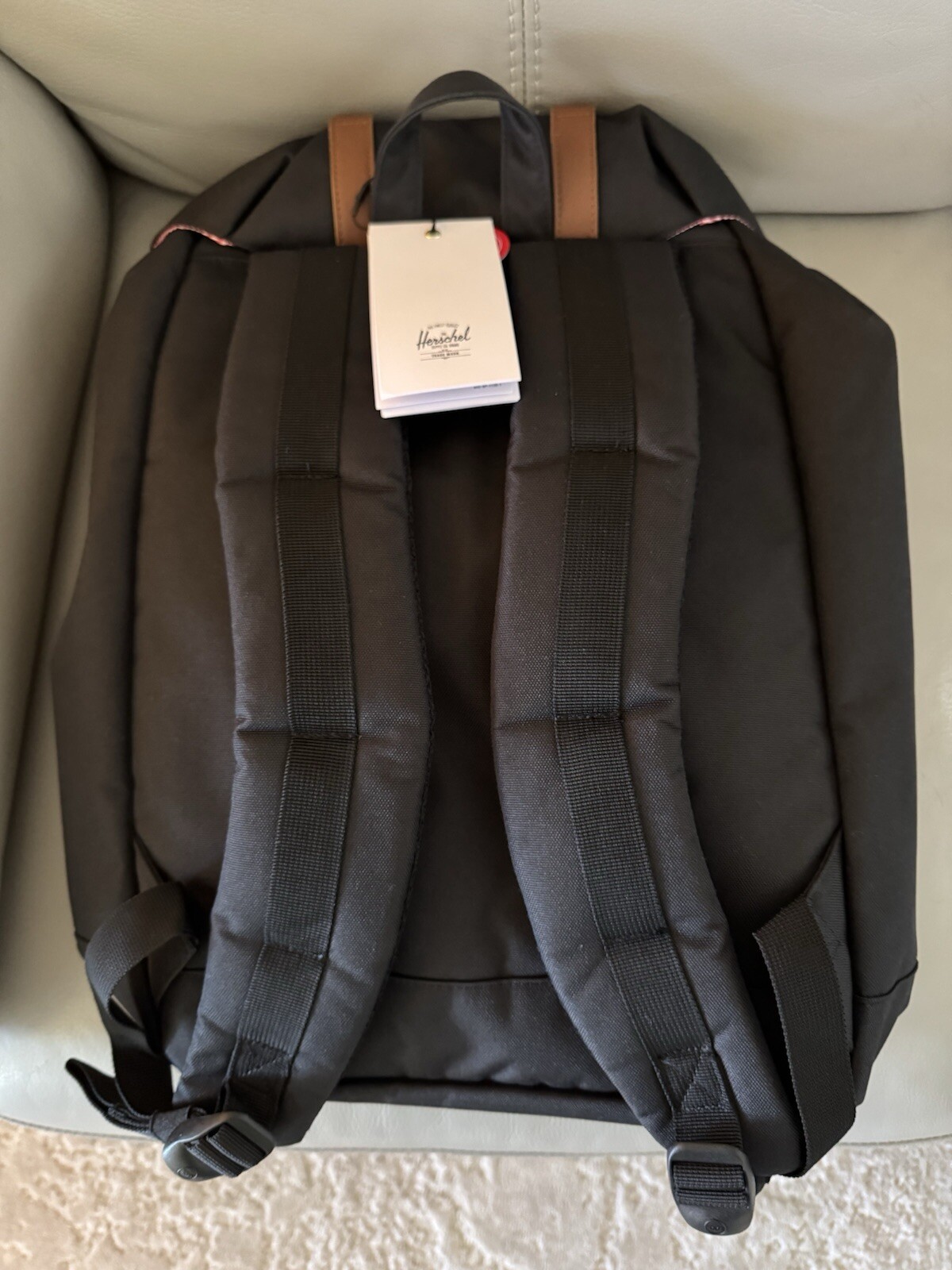 Herschel Supply Co. – Retreat Canvas Laptop Backpack – Black – 19.5L – New