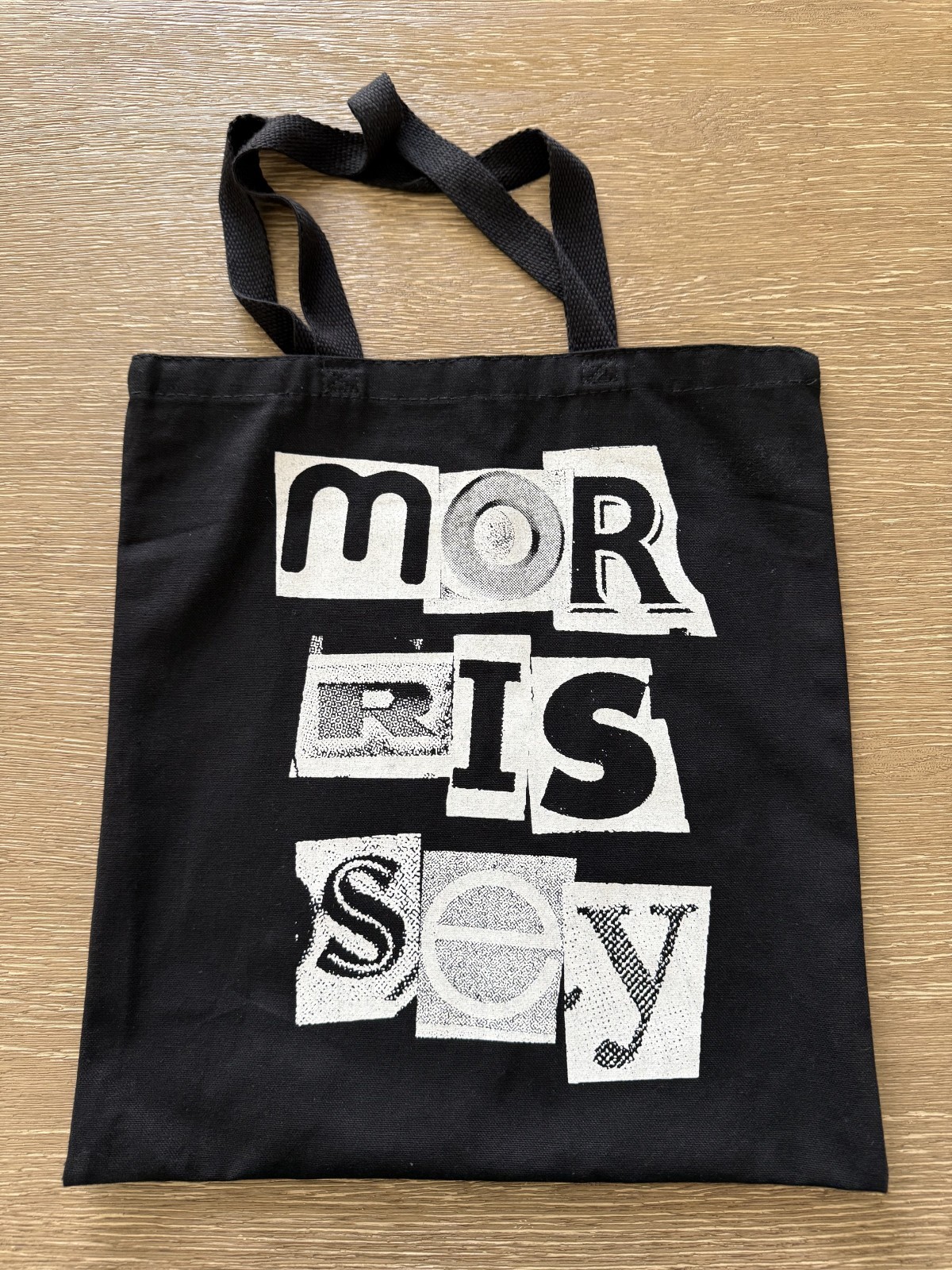 Morrissey – Tour Tote Bag Animal Rights Social Rights Black Brand New Bag