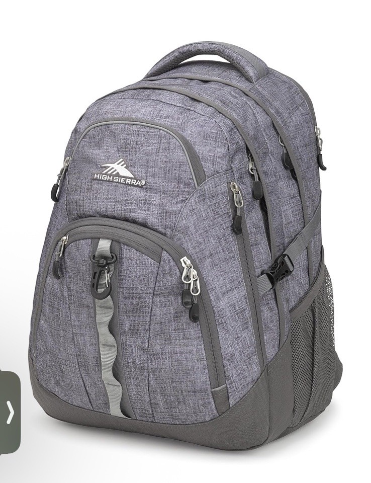 High Sierra Access 2.0 Laptop Backpack, Woolly Weave/Slate, Minor Defect
