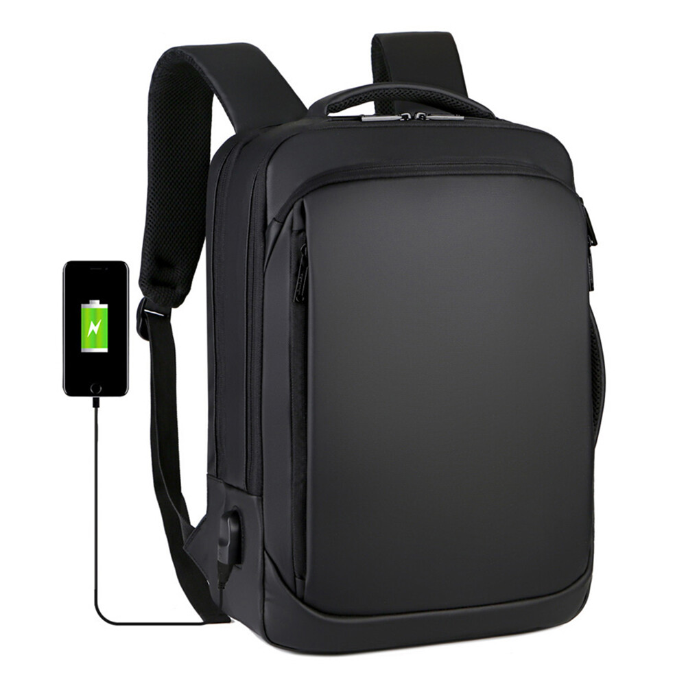 Men Multifunctional 15.6 Inch Laptop Backpack Travel Business USB Notebook Bag