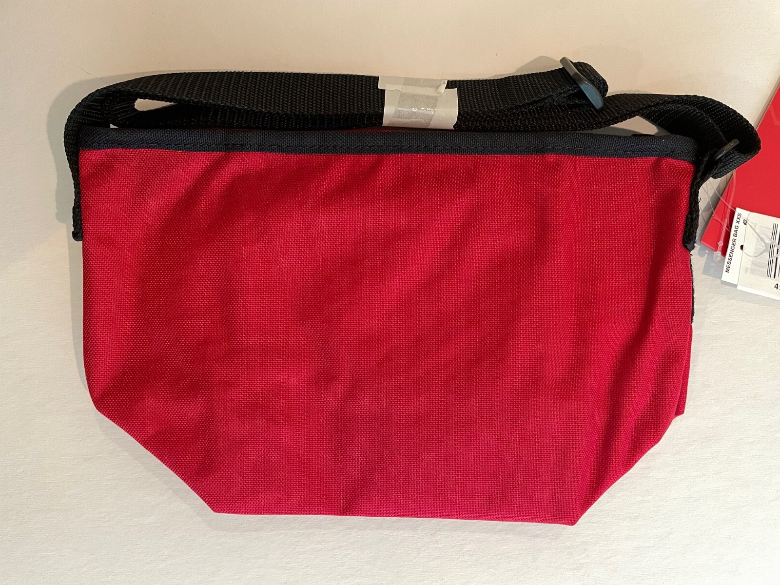 Manhattan Portage Mini Nylon Messenger Travel Bag Water-Resistant Red