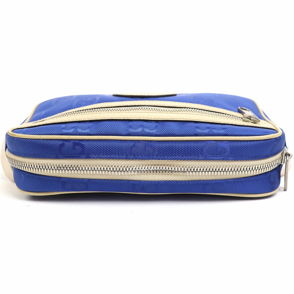 Gucci Off The Grid Belt Bag Blue Crossbody Sling Shoulder Bag