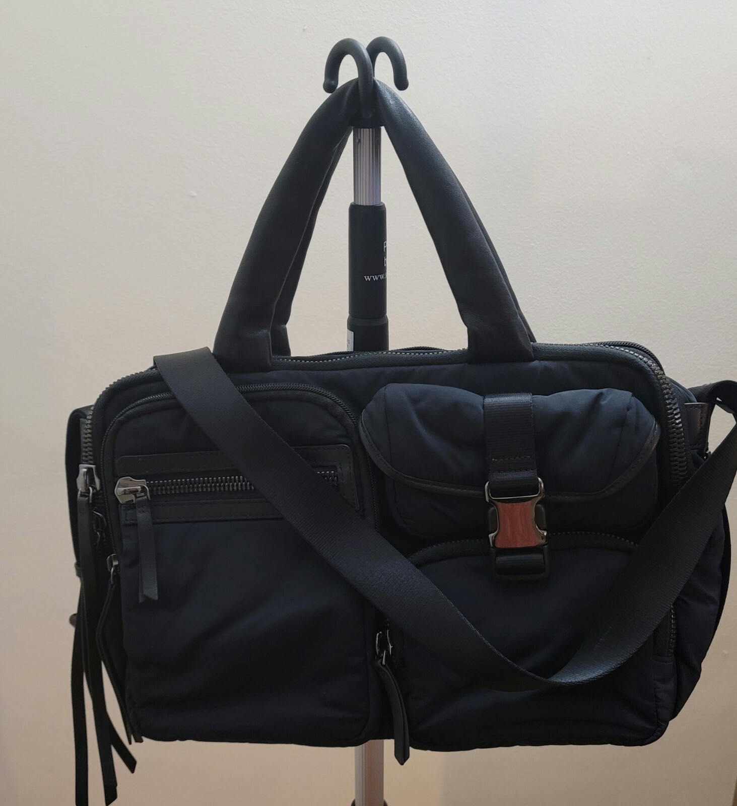 TUMI 79015NVY Voyageur Cassidy Satchel Small Briefcase Shoulder Bag Black