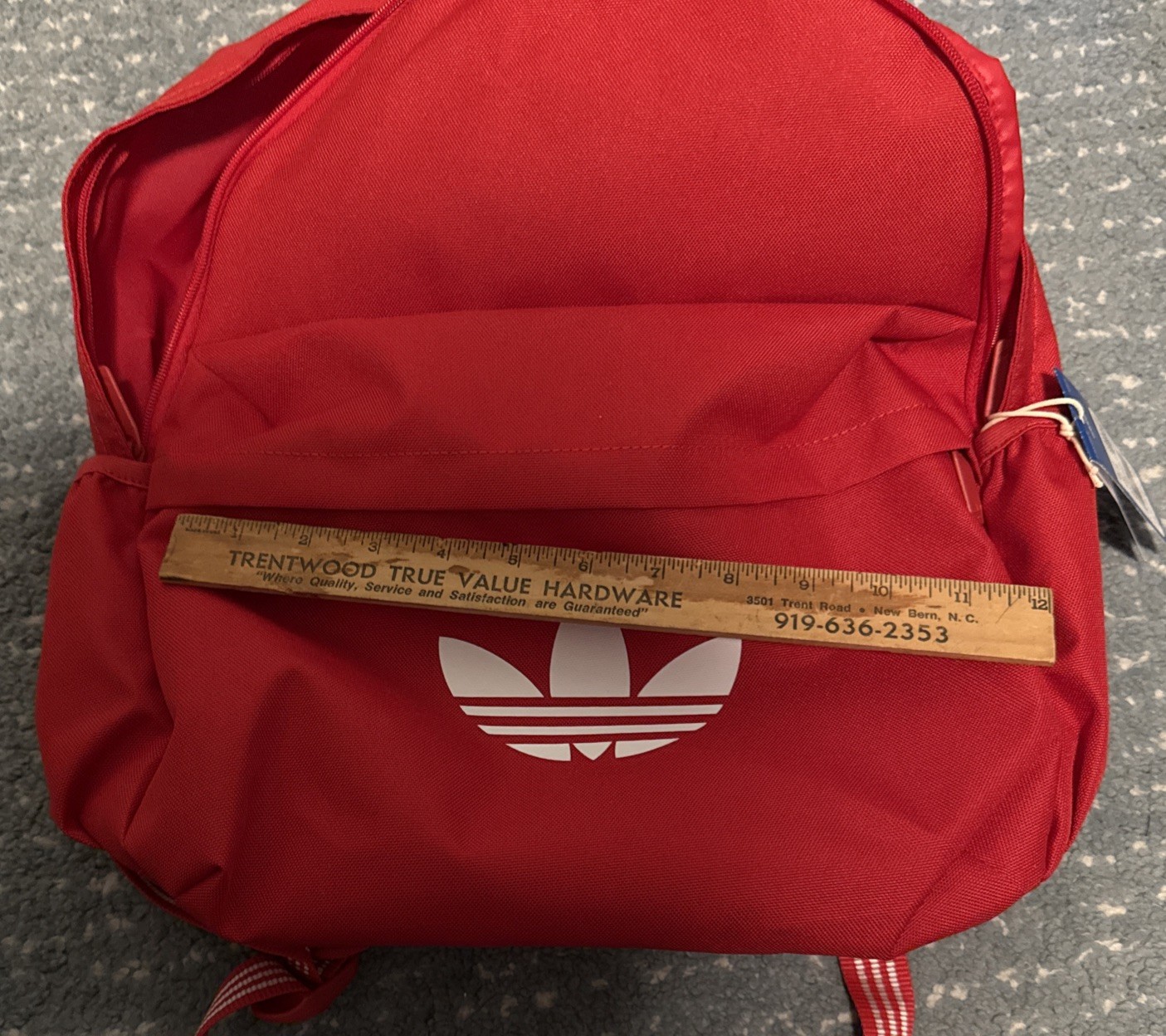 Adidas Classic Backpack – Red – New With Tags- Adult Or Child