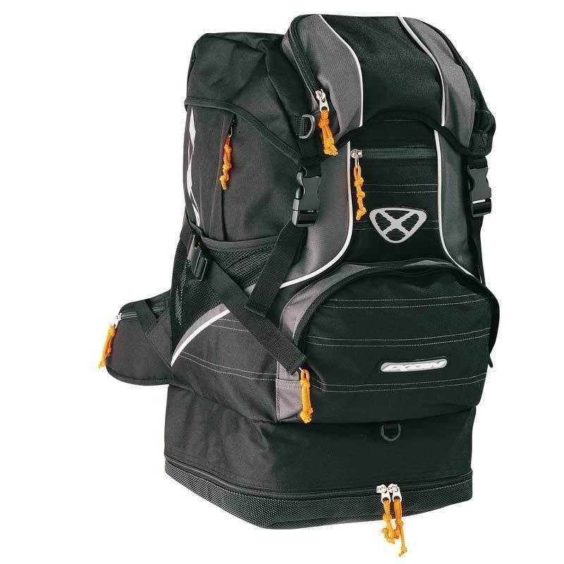Ixon X-Ceed Motorcycle Backpack Fabric Travel Iron Black / Grey 40L