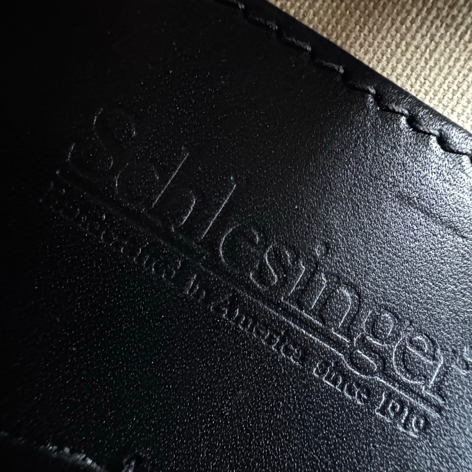 Schlesinger Black Leather Trim Attache Briefcase Combination Locking File Doctor