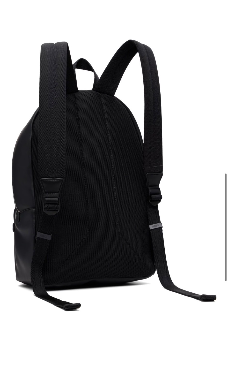 BOSS Black Embossed-Logo Backpack ( No duty fee US)