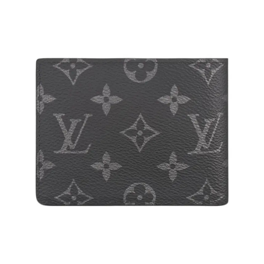LOUIS VUITTON Multiple Classic Old Flower Full Print Wallet Men’s 4.5×0.5×3.5 in